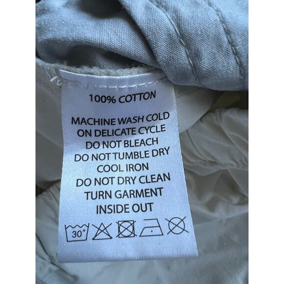 Undefeated Pants Mens Large Logo Cream Ivory Spellout Drawstring Pull On Track - Picture 10 of 10